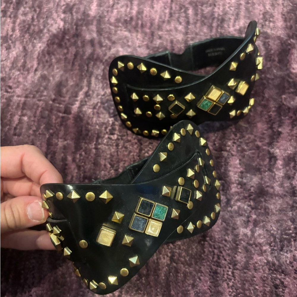 Tory Burch Lila Stud Buckle for Boots